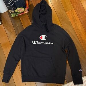 Champion Black Pullover Hoodie